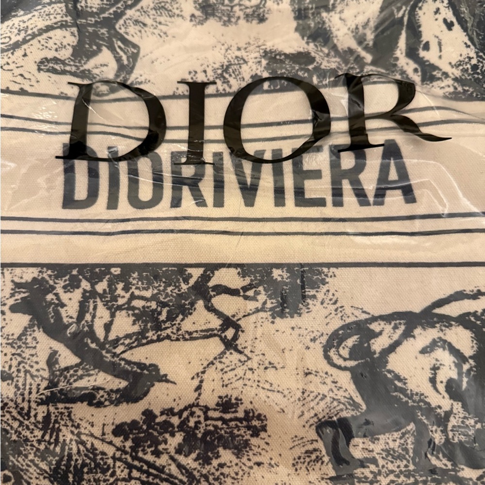 NEW Christian Dior Limited Edition VIP GWP Dioriviera White Canvas Tote Bag - Picture 4 of 4